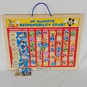 Disney Magnetic Responsibility Chart with Mickey and Friends